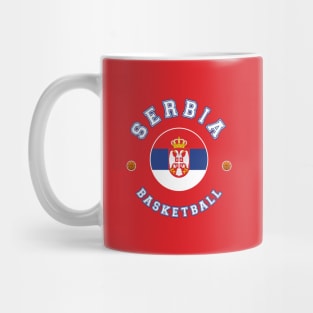 Serbia Basketball Mug